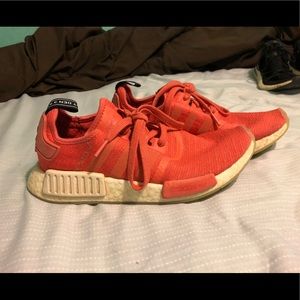 Coral Adidas NMDs